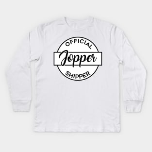 Official Jopper Shipper Kids Long Sleeve T-Shirt